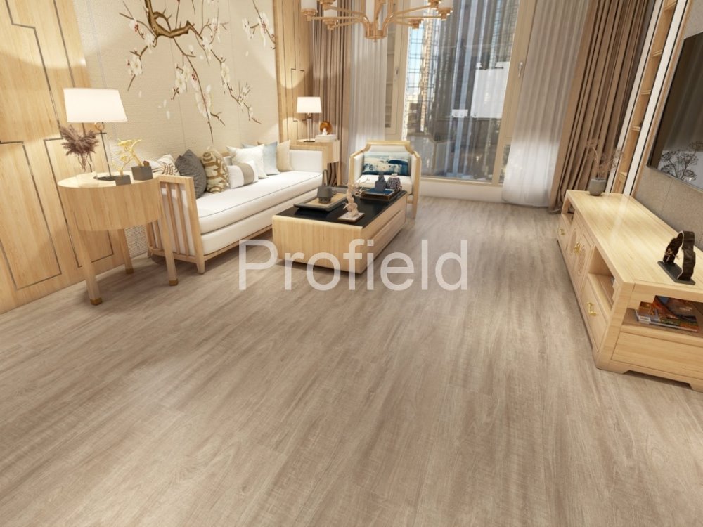 HSPC ламинат "Profield" Тик натуральный (1200*228*5,5 мм) — купить в Екатеринбурге