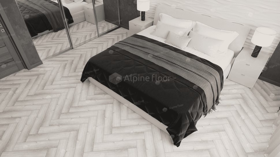 Виниловый ламинат "Alpine Floor" Parquet Light Дуб Альхена (600*125*4 мм) — купить в Екатеринбурге
