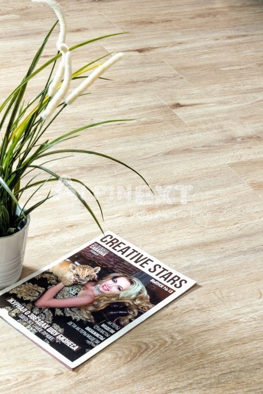 Замковая ПВХ плитка "Alpine Floor" Дуб Ваниль  (1220*183*4мм) — купить в Екатеринбурге