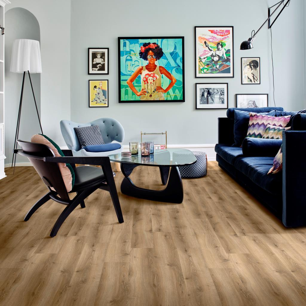 SPC ламинат "Adelar" Solida Acoustic 03826 Traditional Oak (1219*178*5 мм) — купить в Екатеринбурге