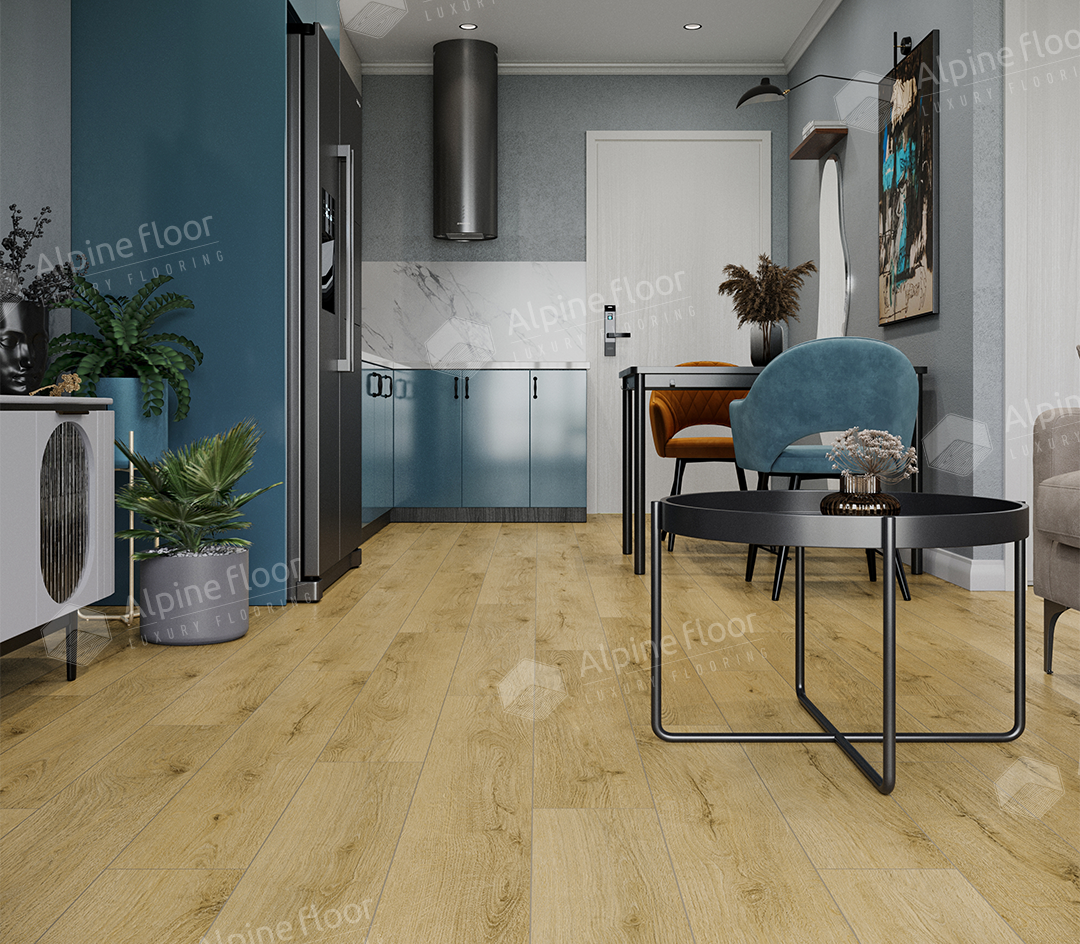 SPC ламинат "Alpine Floor" Умбра (1220*183*4 мм) — купить в Екатеринбурге