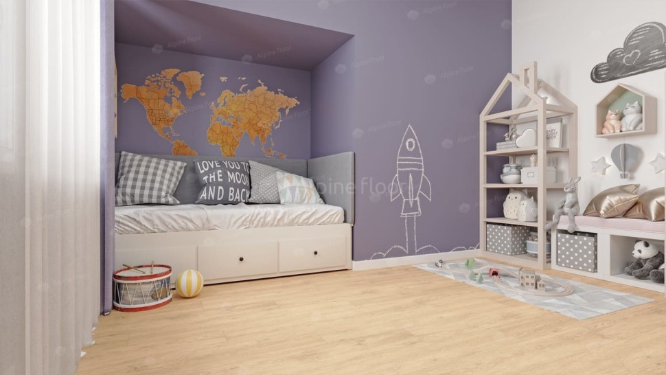 Виниловый ламинат "Alpine Floor" Classic Light MC Дуб Ваниль Селект (1220*183*3,5 мм) — купить в Екатеринбурге