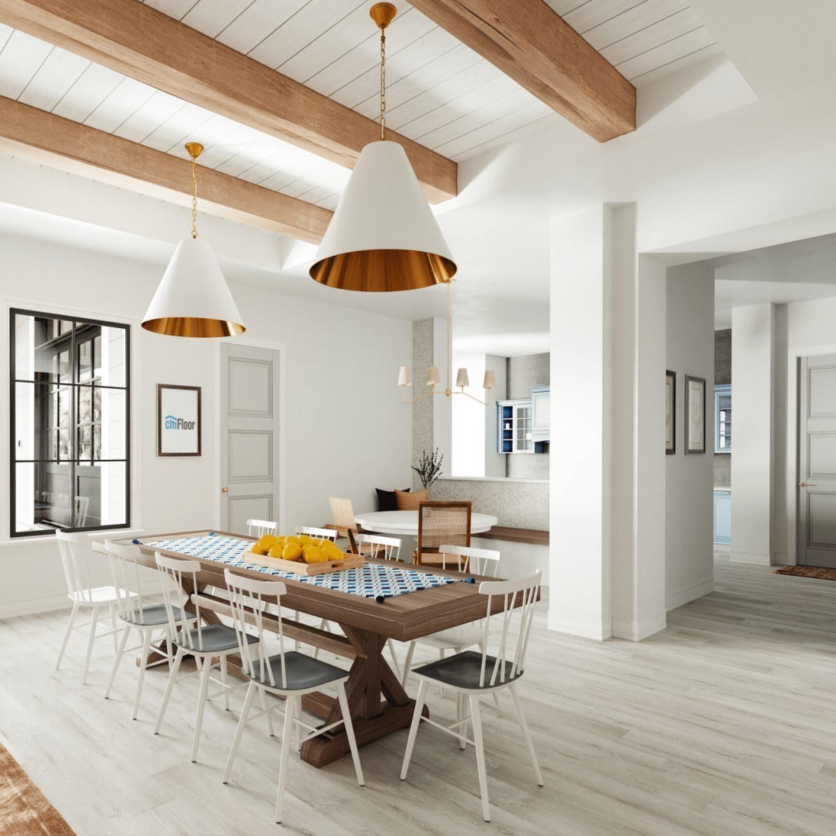 Виниловое напольное покрытие ScandiWood 05 Дуб Ледяной (180*1220*5 мм) — купить в Екатеринбурге