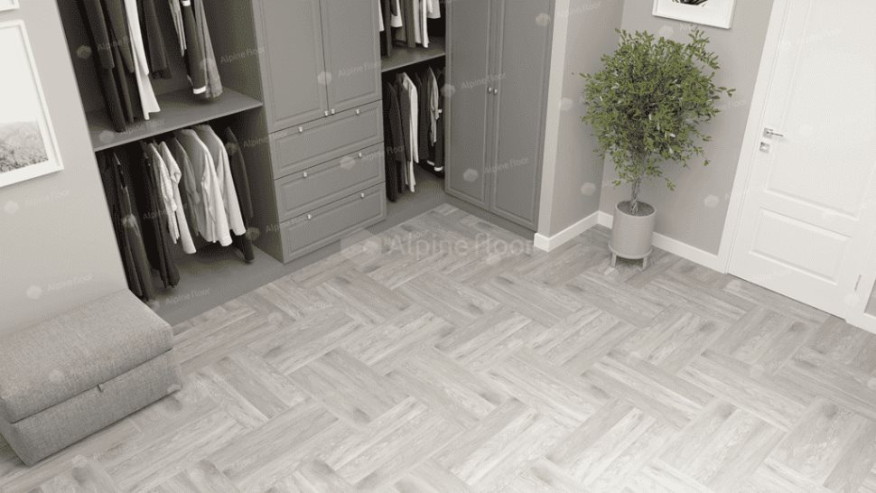 Виниловый ламинат "Alpine Floor" Parquet Light Дуб Полис (600*125*4 мм) — купить в Екатеринбурге
