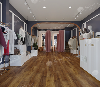 SPC ламинат "Alpine Floor" Ноктюрн (1220*183*4 мм) — фото и характеристики