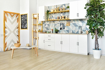 Замковая ПВХ плитка Секвойя Медовая  (1219*184*3,2мм) — фото и характеристики